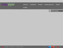 Tablet Screenshot of maxstyle.com.tr